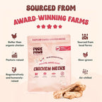 Freeze-Dried Chicken Necks for Dogs & Cats, Single Ingredient, High Protein Dog Treat, Regeneratively Raised Poultry, Grain-Free, No Additives, Supports Dental & Joint Health, 9 oz
