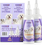 HICC PET Dog Eye Drops, Eye Drops for Dog Care & Cat Care, Soothe Allergy, Relieve Dry Eyes Pink Eyes, Pet Tear Stain Cleaner (2 x 5.1 fl oz)
