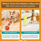 PetDroid Interactive Dog Toys Dog Ball,[2025 Newly Upgraded] Durable Motion Activated Automatic Rolling Ball Toys for/Small/Medium/Large Dogs,USB Rechargeable(Orange)