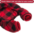 SCENEREAL Dog Pajamas for Small Medium Large Dogs Soft Pet Sweater Clothes Warm Puppy Onesie Outfits for Doggie Winter Christmas - Dog Jammies Pjs