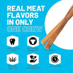 Sitka Farms Bully Sticks, Long Lasting Natural Dog Chews, 6 Inch – 40 Count