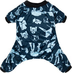 CuteBone Small Dogs Outfit Soft Puppy Onesies Pjs Dog Pajamas Pet Coat Cat Apparel Comfy Doggie Jumpsuit Bodysuit for All Seasons P47L