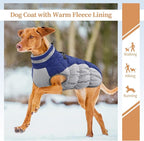 Small Dog Coat,Dog Jackets for Small Dogs,Warm Winter Jacket, Puppy Coat with Harness Built in,Waterproof Dogs Jacket,Puppy Cold Weather Coats,Pet Winter Clothes Snowsuit Shih Tzu Bichon,Blue