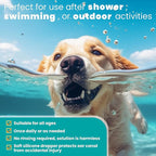 Dog Ear Cleaner, Dog Ear Care Liquid, Dog and Cat Ear Cleaner to Eliminates Ear Odour, Dirt and Debris Pet Ear Cleaner Solution,Remove Wax, Dirt & Stop Smelly, Itchy, Non-Irritating, 4 Fl oz