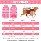 SCENEREAL Dog Sweaters for Small Dogs - Soft, Warm Turtleneck Small Dog Sweater, Ugly Knit Dog Christmas Outfits for Dachshund, Chihuahua, Pug, Yorkie,Winter Pet Clothes Male Female,Pink