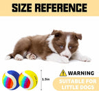X-Small Dog Tennis Balls Dog Toys Ball 1.5" Pack of 12, Fit Ball Launchers,Christmas Dog Toys,Christmas Dog Gifts