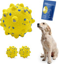 2 Pcs Tough ETPU Dog Balls for Aggressive Chewers - Bouncy, Interactive Floating Chew Toys for Fetch & Water Play with Medium Large Dogs