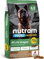 T26 Grain-Free Lamb & Lentils Dry Dog Food | High Protein, Chicken-Free Kibble with Pumpkin, Flaxseed & Salmon Oil | Easily Digestible, Allergy-Friendly for Puppies, Adults & Seniors (4.4 LBS)