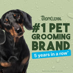 TropiClean Dog Perfume, Long Lasting Green Apple Cologne, Deodorizing Spray for Smelly Dogs, After Bath Detangling Spray with Vitamin E, Safe for Cats, 8oz.