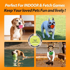 Tennis Ball Dog Toys 2 Pack - Giant 4-Inch Durable and Safe Fetch Tennis Ball for Dogs with Mesh Bag, Large Dog Tennis Balls Perfect for Indoor and Outdoor Interactive Play
