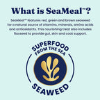 SeaMeal Squeeze Tuna Lickable Cat Treat with Seaweed for Skin, Coat, Digestive & Immune Health - Natural, Holistic, Grain-Free (4 Squeezes)