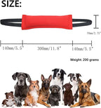 Clysrou Dog Tug Toy Dog Tough Jute Bite Pillow Lasting Training Equipment Puppy to Large Dogs Interactive Toy