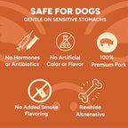 Gaines Pet Pig Ears for Dogs – 15 Count, All-Natural Whole Ears – No Additives or Hormones, Rawhide Alternative, Supports Dental Health, Easily Digestible Treat for Small to Large Dogs