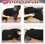 Dog Anxiety Vest, Skin-Friendly Thunder Jacket for Dogs, Dog Calming Shirt for Thunder, Fireworks, Vet Visits and Separation - Keep Pet Calm Without Medicine, Fit for Small Medium Large Dogs