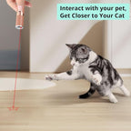 TBTeek Cat Toys for Indoor Cats, 2 Pieces, Rechargeable, 7 Adjustable Patterns, Interactive Kitten Pet Dog Red Dot Chase Light Toy for Cats Fun Playing Exercise(Rose Gold)