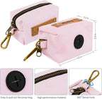 Wisedog Dog Collar and Leash Set, Waterproof Adjustable Puppy Collars with Cute Tag 6FT Dog Leash with Poop Bag for Small Medium Large Dogs (XL(Collar:16"- 25.5";Leash:6 ft), Pale Pinkish Purple)