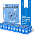 Dog Poop Bags with Handles 30 Rolls 360 Counts Big Sizes Leak Proof and Extra Thick Waste Bags Refill Rolls for Walking Small Medium Large Dogs Cats Litter Iris Scented