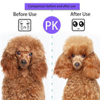 Pet Grooming Brush for Cats & Dogs, Self-Cleaning Undercoat Deshedding & Massage Tool, Purple