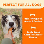 Gaines Family Farmstead Sweet Potato Dog Bones 4 Pack – 32 oz Bags, All-Natural, Single Ingredient, Grain-Free Dog Treats for Digestive Health, Training & Rewards – High-Fiber, Made in USA