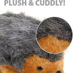 Jeffers Pet Plush Dog Toy with Squeaker, Hedgehog 6" - Soft Crinkle Fabric, Safe & Durable, Healthy Fun for Small & Medium Dogs, Interactive Play, Fetch, Tug - Best Gift for Active Games