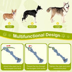 Outdoor Dog Bungee Tug Toy,Interactive Tug of War Toy for Small/Medium/Large Dogs,Tree Tuggerr Toys，Hanging from Tree Toy for Exercise Solo Play (Large)
