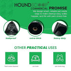 Case of 2000 Pet Waste Bags on Roll (10 Rolls of 200 bags per roll) Dog Waste Station Bags for HOA, Residential, commercial roll bag for Poop Station Dispensers