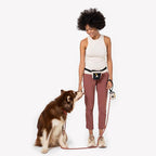 OllyDog Scoop Pick Up | Dog Poop Bag Holder | Lightweight & Water-Resistant Dispenser | Leash Attachment for Hands-Free Carry | Fits Standard Waste Bag Rolls (Con Leche)