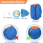 Shrandi Horse Herding Ball - 25" Cover with Straps, Australian Shepherd, Cattle Dogs, Collie & Herding Dog, Giant Jolly Ball for Play