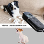 Anti Barking Device,3 in 1 Rechargeable Dog Barking Control Devices,Ultrasonic, LCD Screen Display Dog Bark Deterrent Safe for Human & Dogs up to 16.4 Ft Range Indoor & Outdoor(Black)