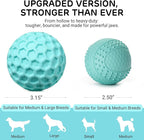 iPettie 4 Pack Honeycomb Dog Toys for Aggressive Chewers – Summer Floating Squeaky Chew Toys for Large Dogs, Safe Rubber for Interactive Play, Tough Puppy Chew Toys for Medium & Big Breeds, 3.15"