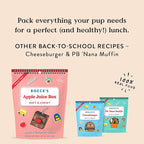 Bocce's Bakery Apple Juice Box Treats for Dogs, Wheat-Free Everyday Dog Treats, Made with Real Ingredients, Baked in The USA, All-Natural Soft & Chewy Cookies, 6 oz