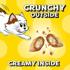 Temptations Kitten Crunchy and Soft Treats Chicken and Dairy and Salmon and Dairy Variety Pack, 6.3 oz. Pouches (Pack of 4)