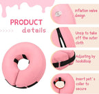 Supet Inflatable Dog Cone Collar for Large Medium Small Dogs, Soft Cone Collar for Dogs Cats, ECollar Doggie Neck Donut Dog Cone Alternative After Surgery