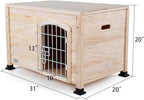 Petsfit Modern Pet Home Enclosure with Concealed Litter Area, Elegant Cat Furniture with Entryway, Indoor Pet Shelter & Side Table, Ideal for Cats and Small Pets Under 22lbs,31" L x 20.5" W x 20.5" H