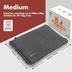 Mora Pets Self Heating Cat Bed Self Warming Cat Ped Ultra Warm Thermal Pet Bed Mat 30 x 21 Inches with Removable Cover Outdoor Indoor for Cats and Small Medium Dogs Machine Washable
