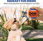 AMA SPORT Squeaky Tennis Balls for Dogs 2.0" Small Dog Tennis Balls for Throwing and Fetching Dog Toys for Training, Exercise, High Bouncing 4 Pack (Orange Blue)