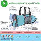 Cinf Cat Nail Clipping Cleaning Grooming Restraint Bag No Scratching Biting for Bathing Nail Trimming Injecting Examining(Blue,S)