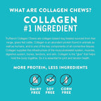 TRURANCH Collagen Chips - Collagen Dog Treats - Long Lasting Healthy Joint Support Dog Treat - Rawhide Alternative Chips - Skin & Coat Health - Made with Real Peanut Butter, 1 Bag, 8.2 oz