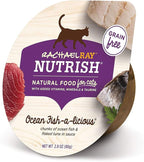 Nutrish Rachael Ray Natural Wet Cat Food, Ocean Fish-A-Licious Recipe, 2.8 Ounce Cup (Pack of 12), Grain Free