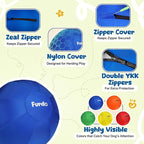 25" Herding Ball for Dogs, for Australian Shepherd, for Cattle, for Border Collie, for Blue Heelers & Medium to Large Dogs,Horse, Herding Dog Ball, Herding Toys - Blue
