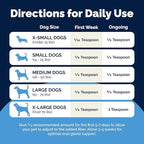 Vetnique Glandex Dog Fiber Supplement Powder for Anal Glands with Pumpkin, Digestive Enzymes & Probiotics - Vet Recommended (Regular or Advanced Strength) - Boot The Scoot (4.0 oz, Salmon)