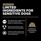 Go! Solutions Sensitivities Limited Ingredients, Grain-Free Dry Dog Food, Duck Recipe for Sensitive Stomach, 3.5 lb Bag