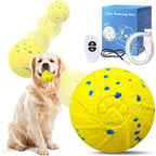 Dolita Interactive Dog Toy with Remote 3 Modes Tough Chewers Dog Ball,Smart Motion-Activated,E-TPU Material Toys for Aggressive Chewers,Large/Medium Dogs