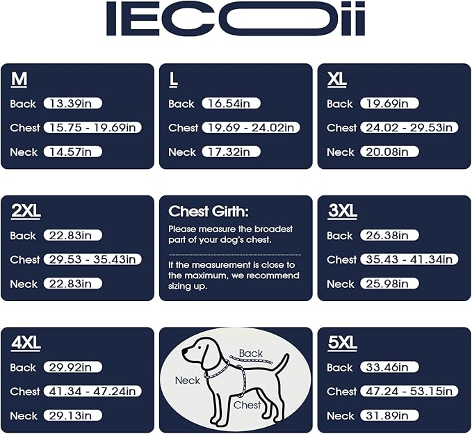 IECOii Dog Coats for Winter - Reflective & Adjustable & Windproof Vest, Quick Release Buckle & Warm Fleece Lined, Waterproof Snow Jacket for Pitbull Walking, Camping, Hiking, Skiing, Pink, Size XL