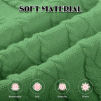 Dog Sweaters for Small Medium Large Dogs Girl, Soft Warm Turtleneck Pup Dogs Shirt, Double Knitting Collar for Outdoor Playing, Warm Dog Clothes (XS,Green)