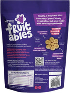 Fruitables Baked Dog Treats, Healthy Pumpkin Treat for Dogs, Low Calorie & Delicious, No Wheat, Corn or Soy, Made in the USA, Pumpkin and Apple Flavor, 12oz