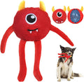 Fida Dog Chew Toys for Aggressive Chewers(3in1),Squeaky Dog Toys for Large Dogs，Interactive Dog Toys to Keep Them Busy, Dog Ball for Small, Medium and Large Dogs(Red)