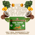 Smart Cookie Natural Dog Food Topper - Veggie - Dog Meal Mixer for All Ages - Vegan Food Topper for Picky Eaters and Boosting Nutrition - Non GMO, Made in The USA - 7 oz Bag (15 Day Supply)