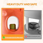 Cute Carrot Bully Stick Holder, Heavy Duty Dog Chew Holder for Medium Large Breeds, Safety Device to Prevent Choking