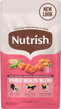 Nutrish Real Salmon, Veggies & Brown Rice Recipe Whole Health Blend Dry Dog Food, 5.5 lb. Bag, Packaging May Vary (Rachael Ray)